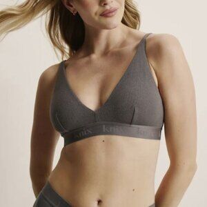 NWT KNIX Logo Modal Rib bra